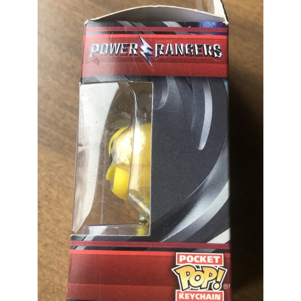FUNKO Pop Keychain Power Rangers Yellow Ranger Action‎ Figure - Picture 7 of 9